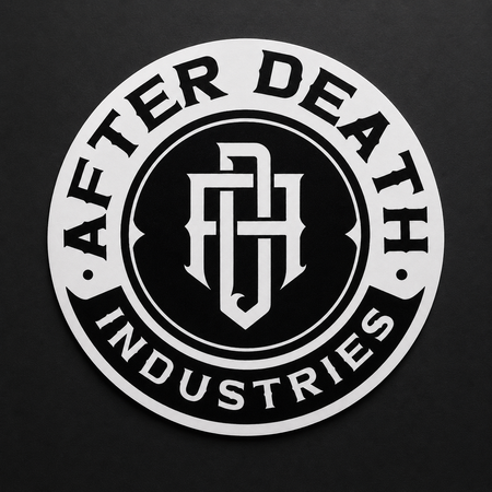 After Death Logo STICKER